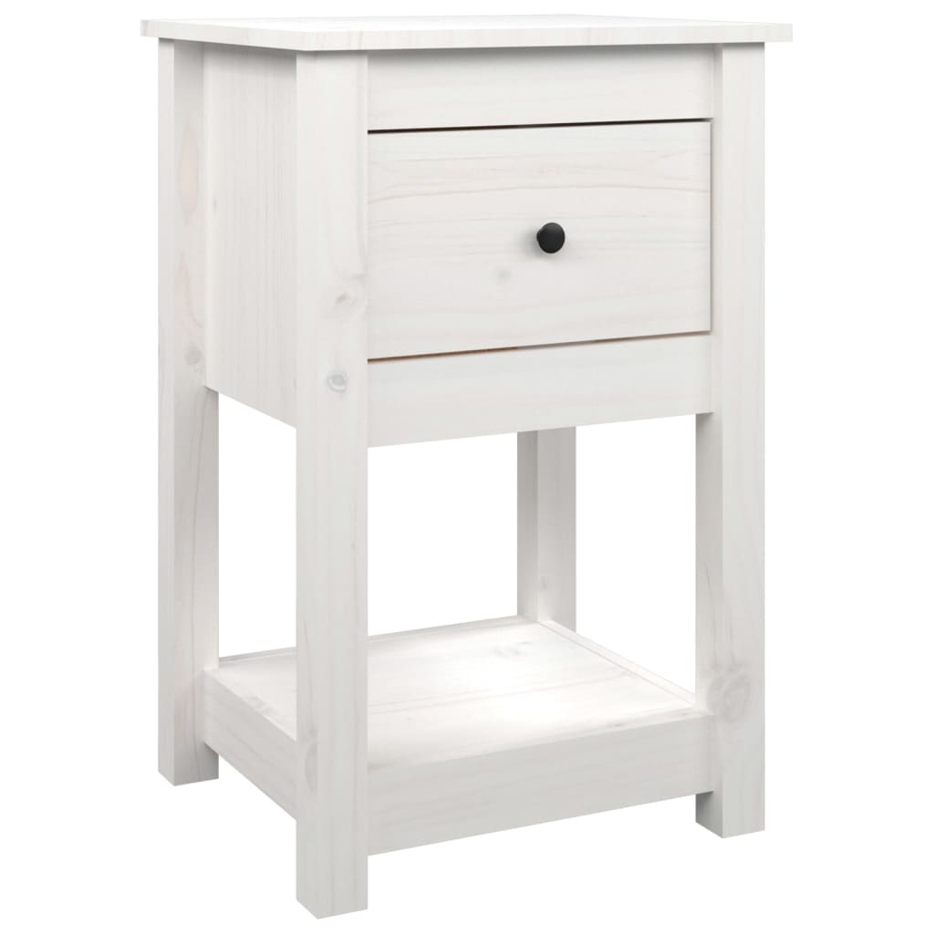 Bedside Cabinets 2 Pcs 40X35X61.5 Cm Solid Wood Pine