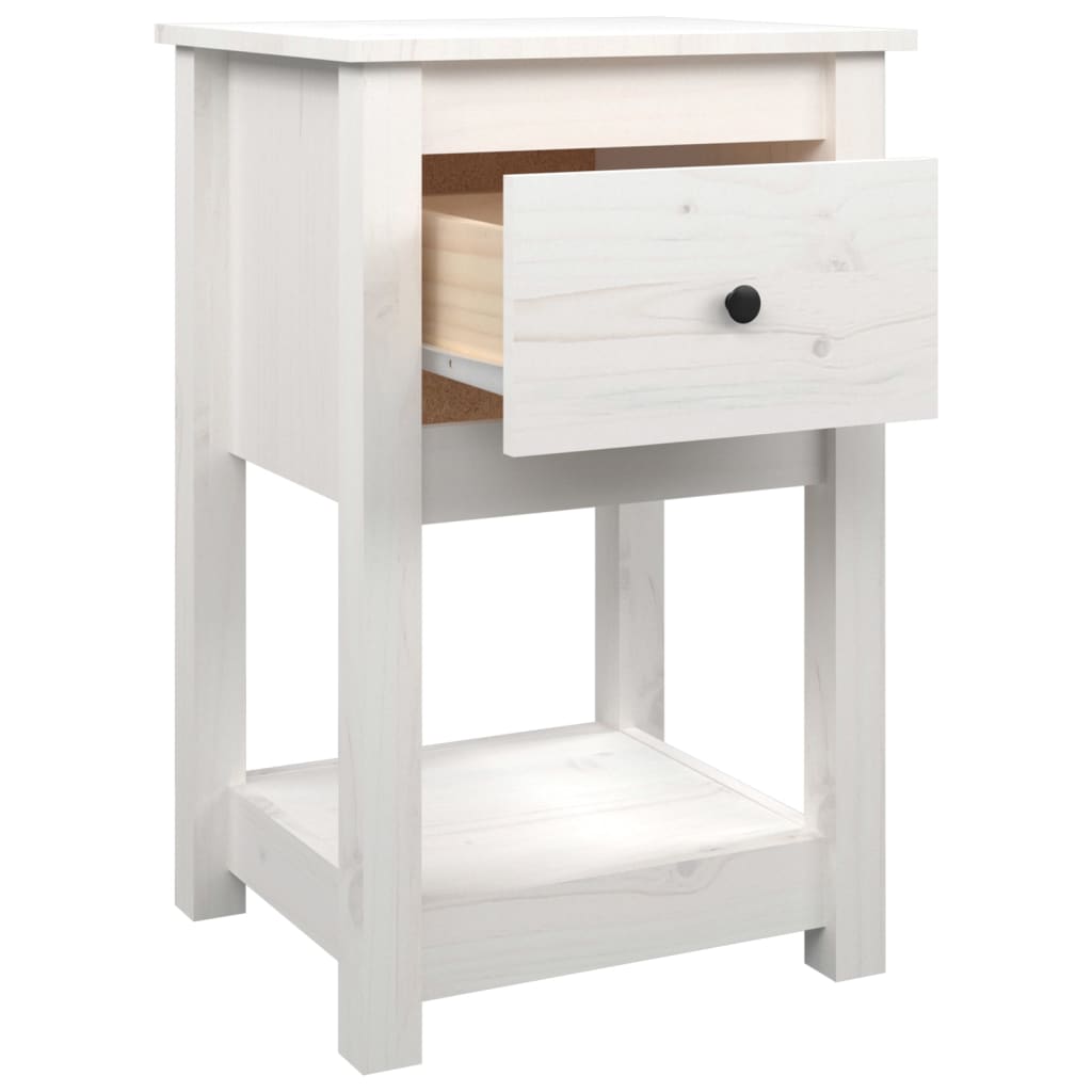 Bedside Cabinets 2 Pcs 40X35X61.5 Cm Solid Wood Pine