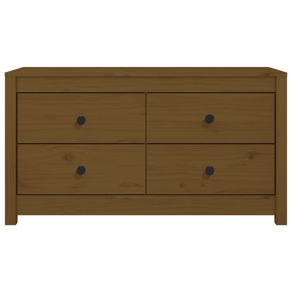 Side Cabinet Solid Wood Pine