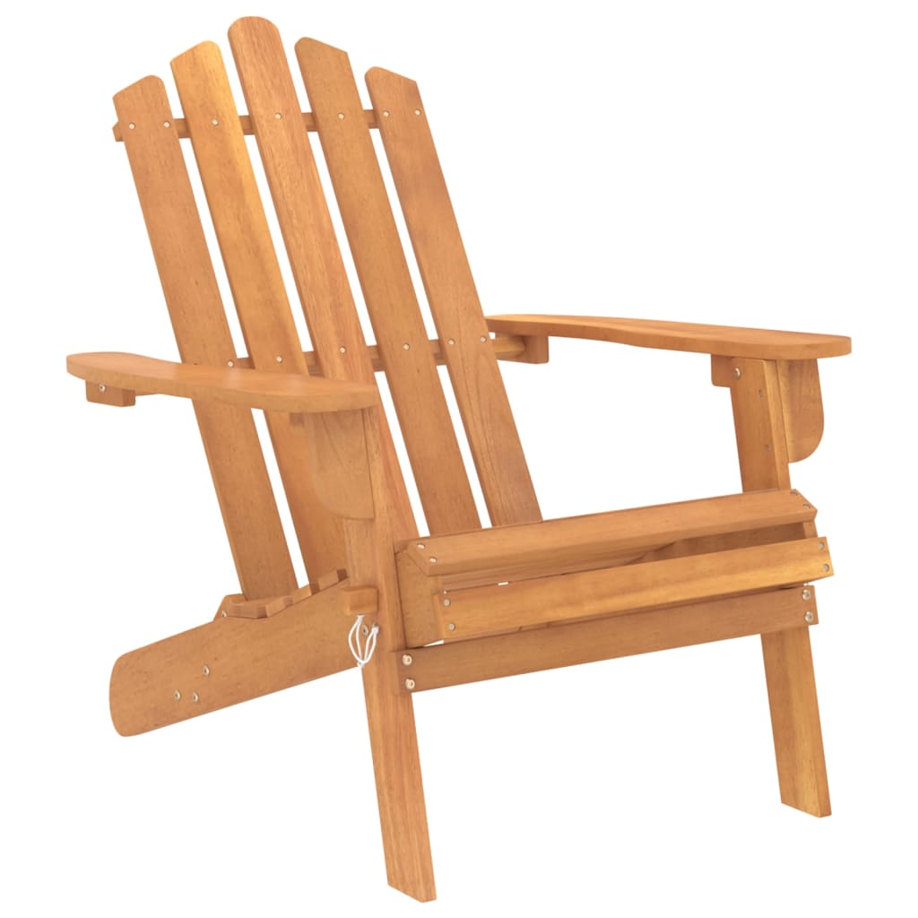Garden Adirondack Chairs 2 Pcs Solid Wood Acacia