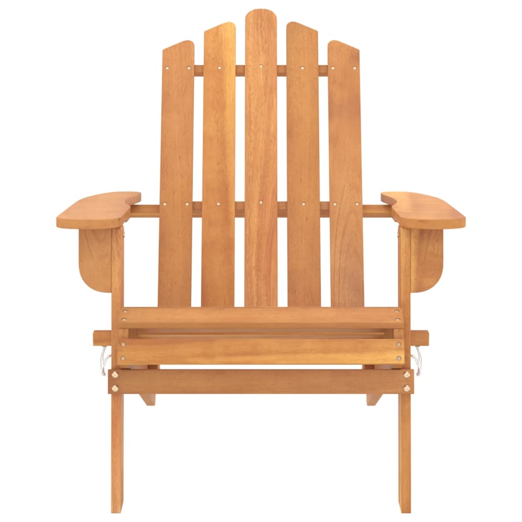 Garden Adirondack Chairs 2 Pcs Solid Wood Acacia