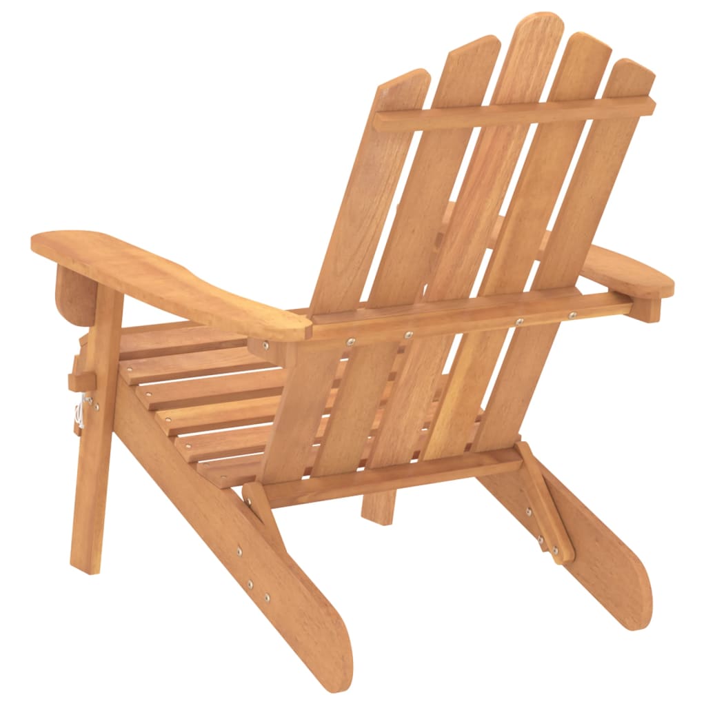 Garden Adirondack Chairs 2 Pcs Solid Wood Acacia