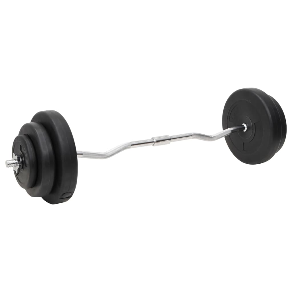 Barbell And Dumbbell With Plates
