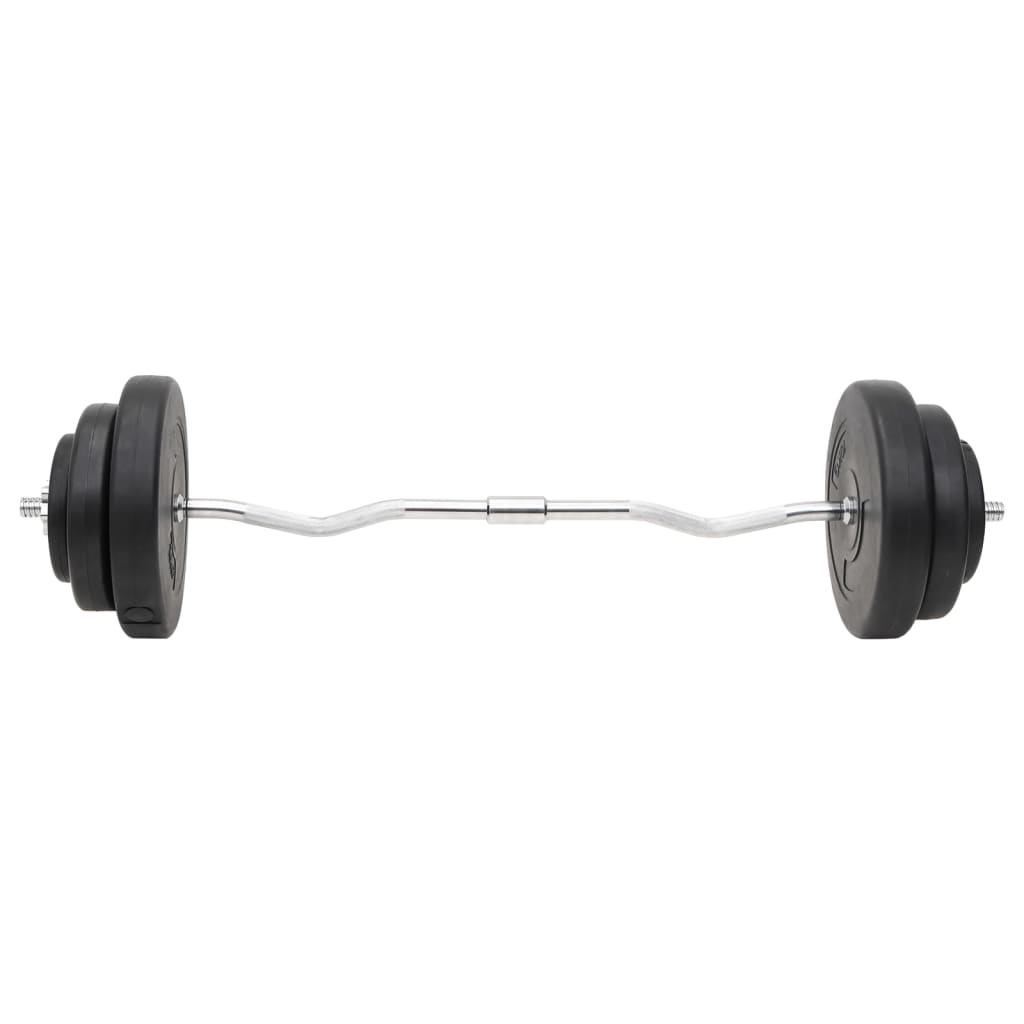 Barbell And Dumbbell With Plates