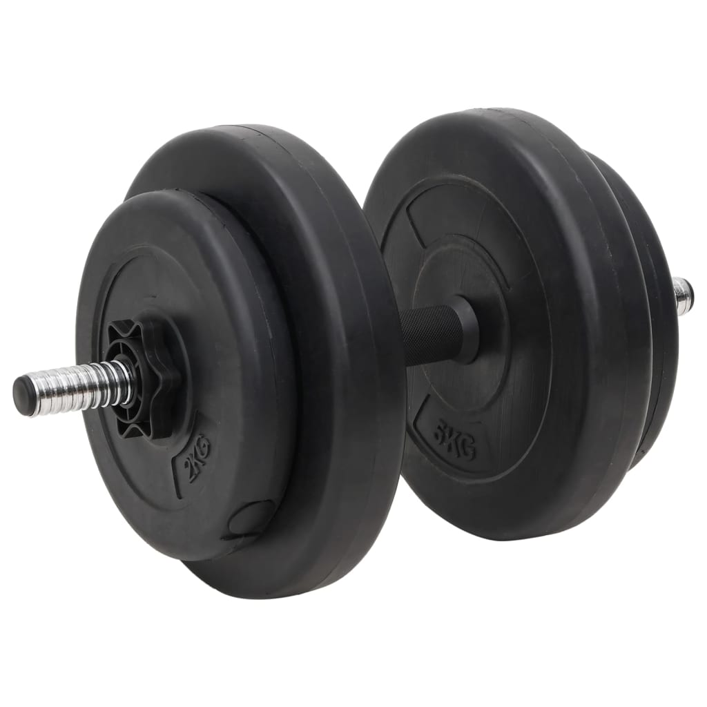 Barbell And Dumbbell With Plates
