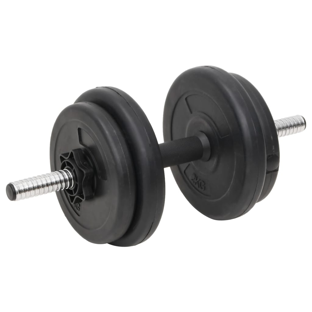 Barbell And Dumbbell With Plates