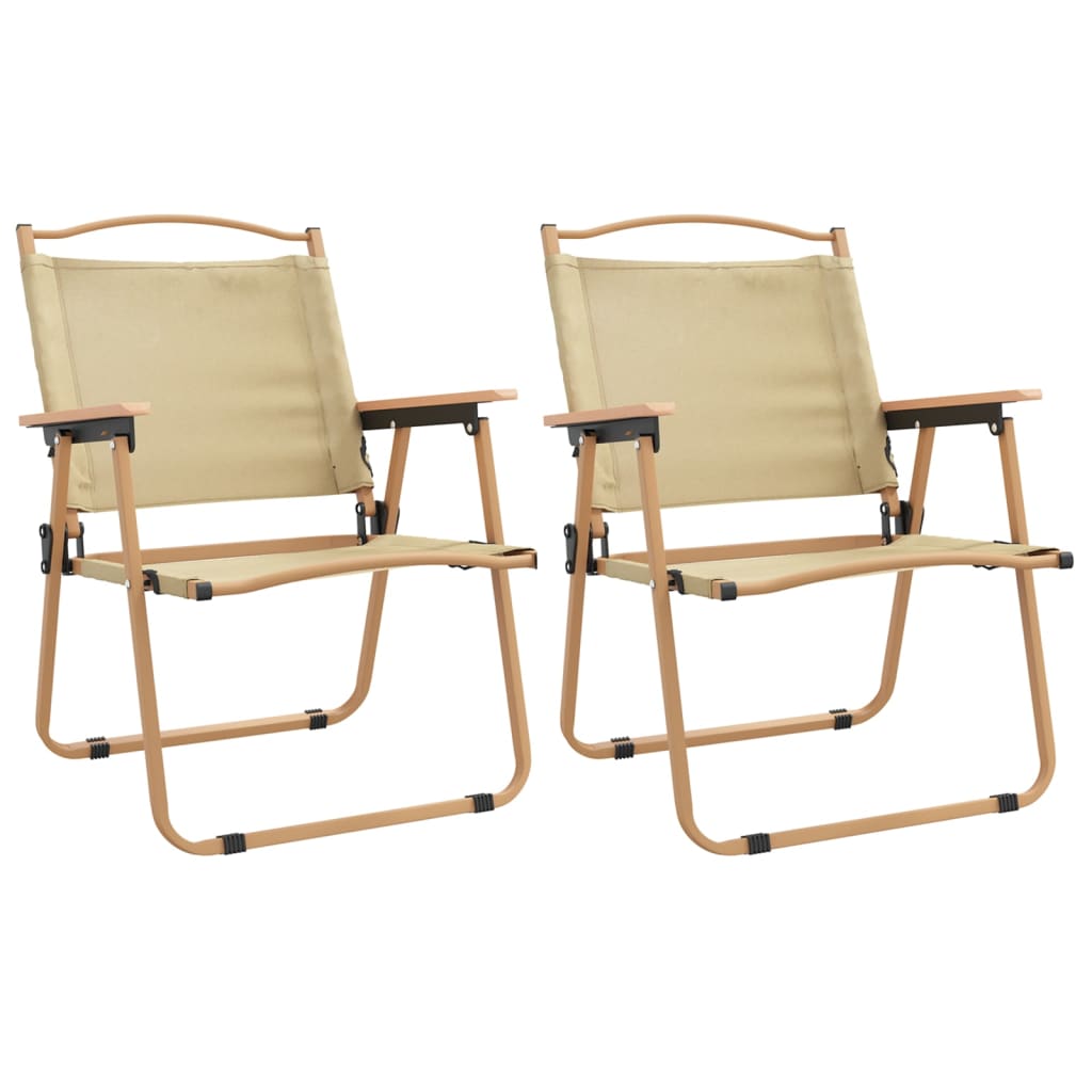 Camping Chairs 2 Pcs Oxford Fabric