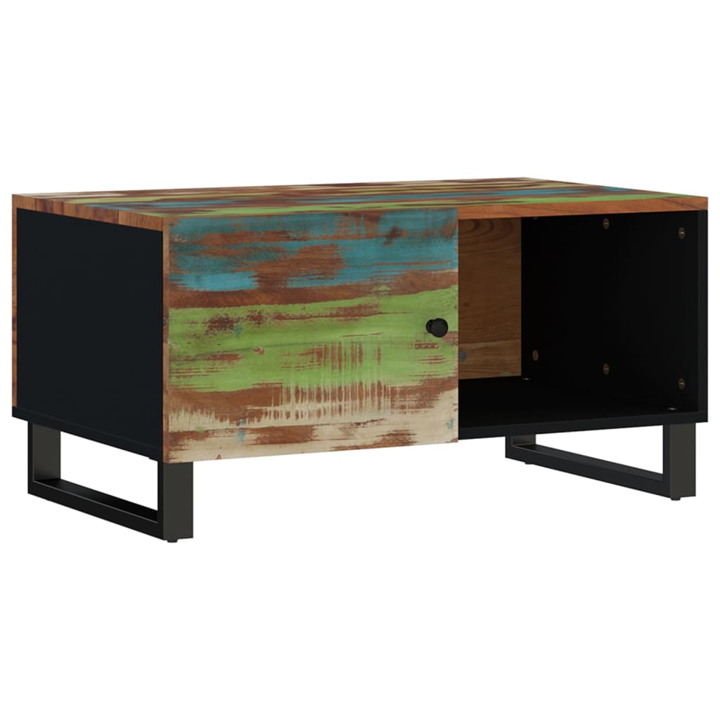 Coffee Table 80X50X40 Cm Solid Wood Reclaimed&Engineered Wood
