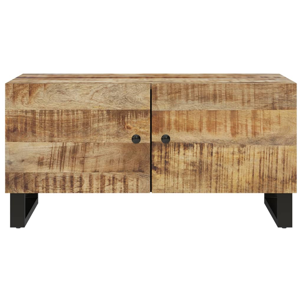 Coffee Table 80X50X40 Cm Solid Wood Mango&Engineered Wood