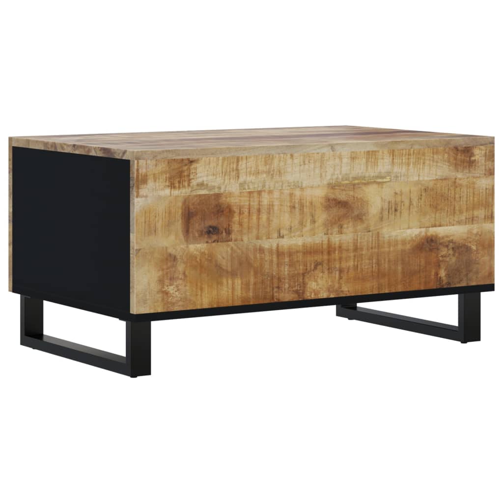 Coffee Table 80X50X40 Cm Solid Wood Mango&Engineered Wood