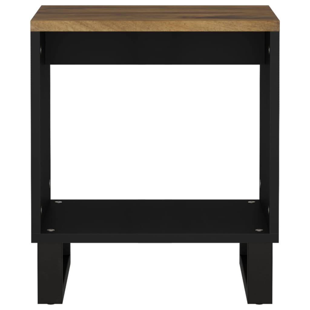 Coffee Table 40X31X46 Cm Solid Wood Mango&Engineered Wood