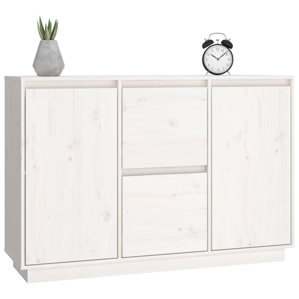 Sideboard 111X34X75 Cm Solid Wood Pine