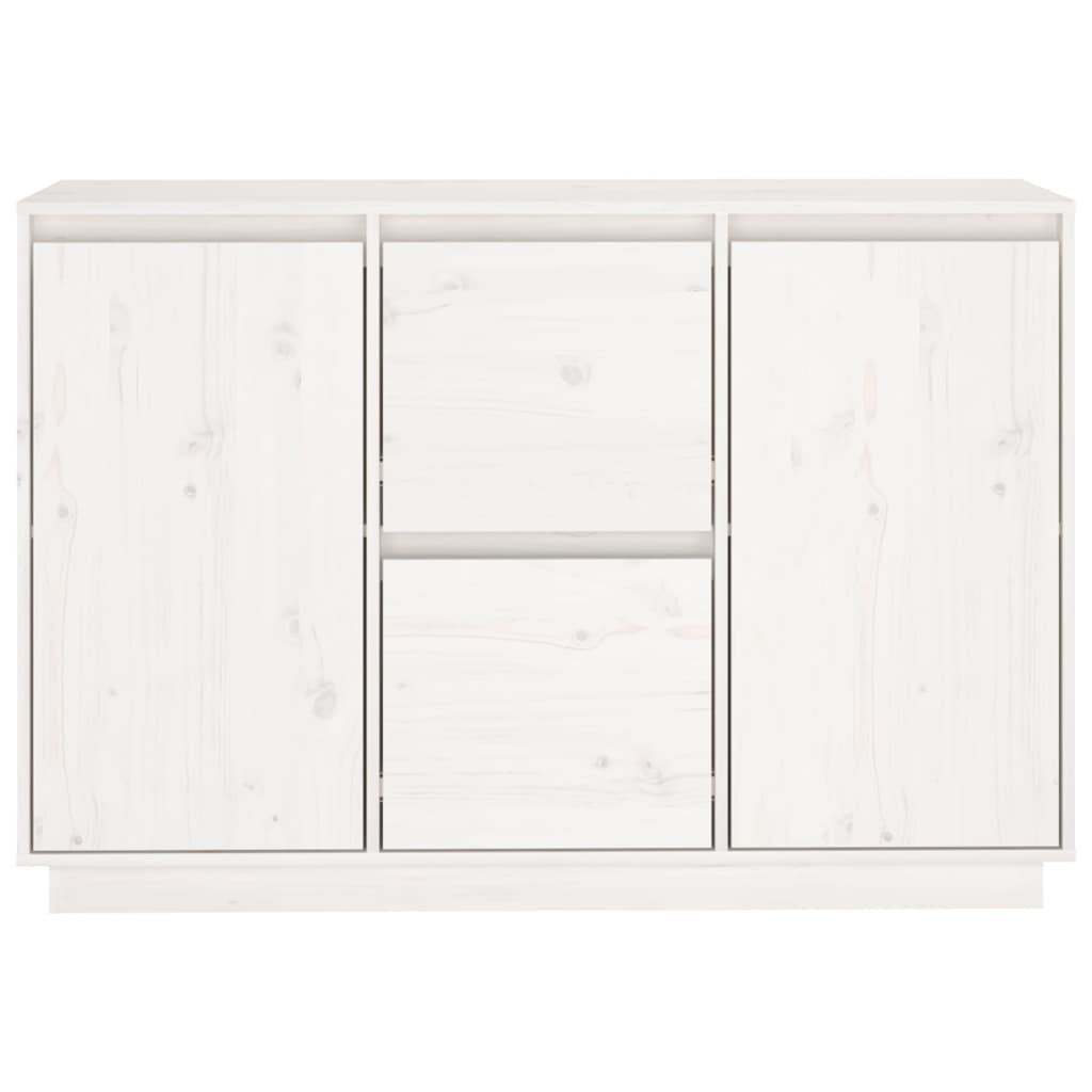 Sideboard 111X34X75 Cm Solid Wood Pine