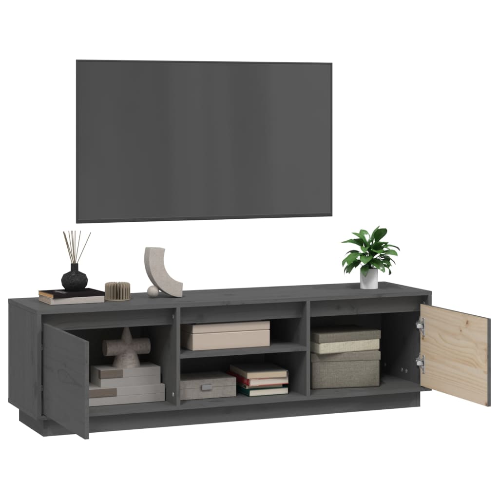 Tv Cabinet 140X35X40 Cm Solid Wood Pine