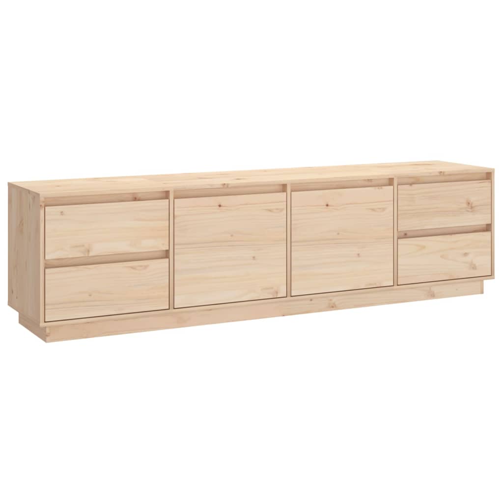 Tv Cabinet 176X37X47.5 Cm Solid Wood Pine
