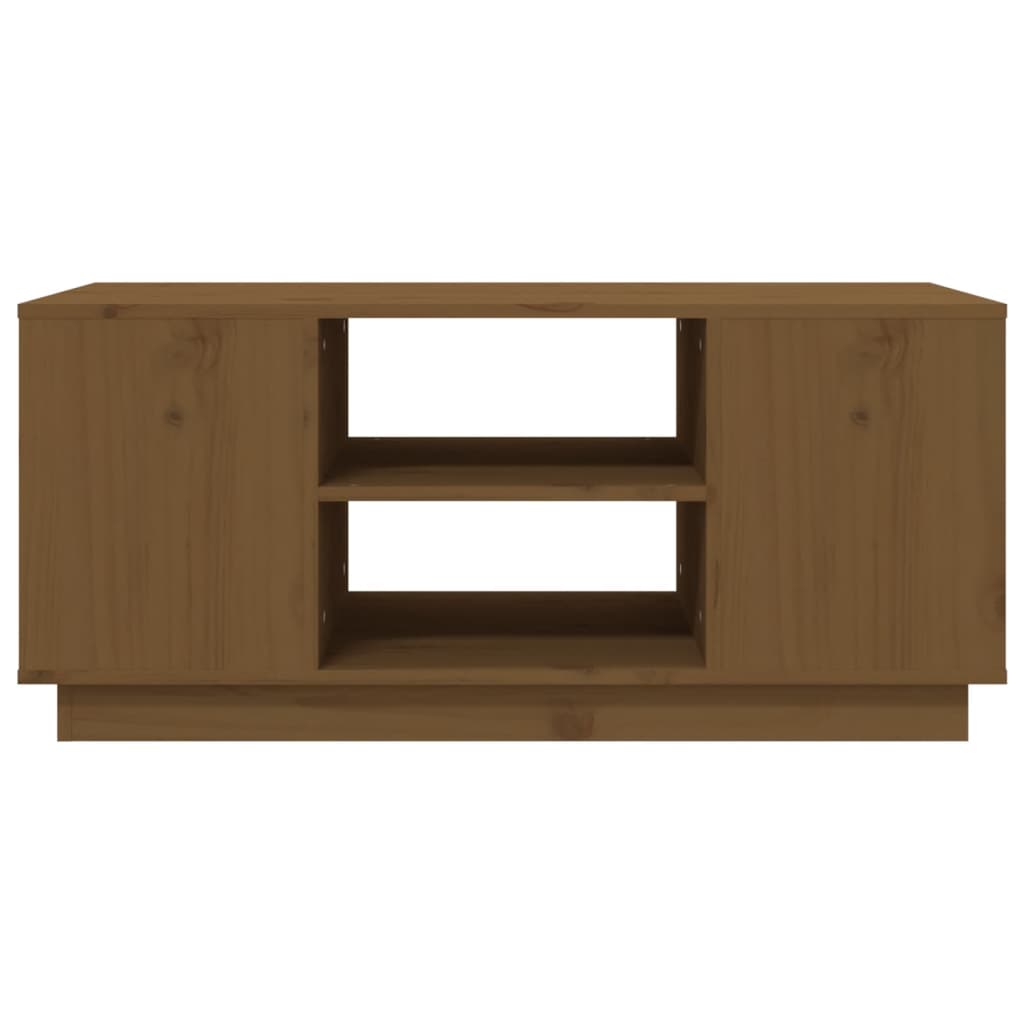 Coffee Table 90X49X40.5 Cm Solid Wood Pine