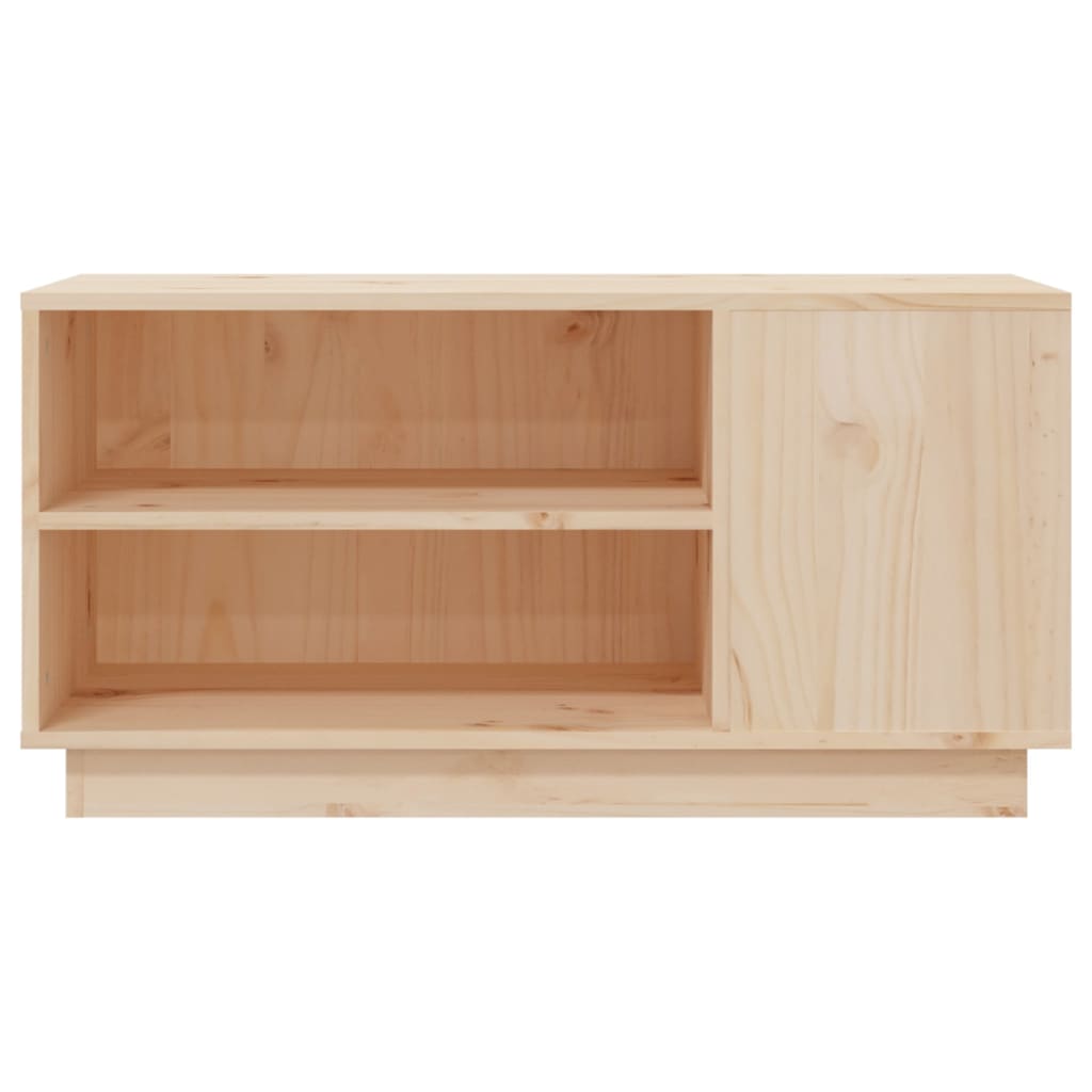 Tv Cabinet 80X35X40.5 Cm Solid Wood Pine