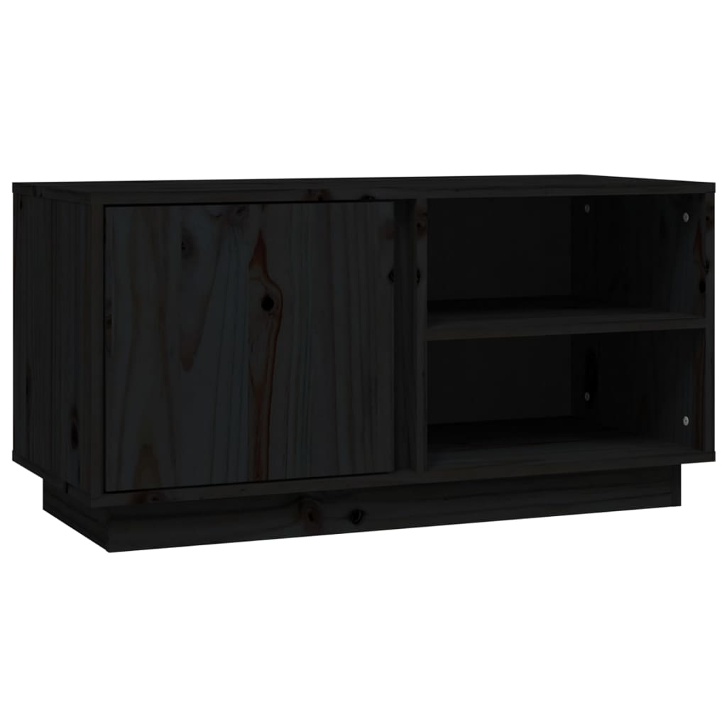 Tv Cabinet 80X35X40.5 Cm Solid Wood Pine