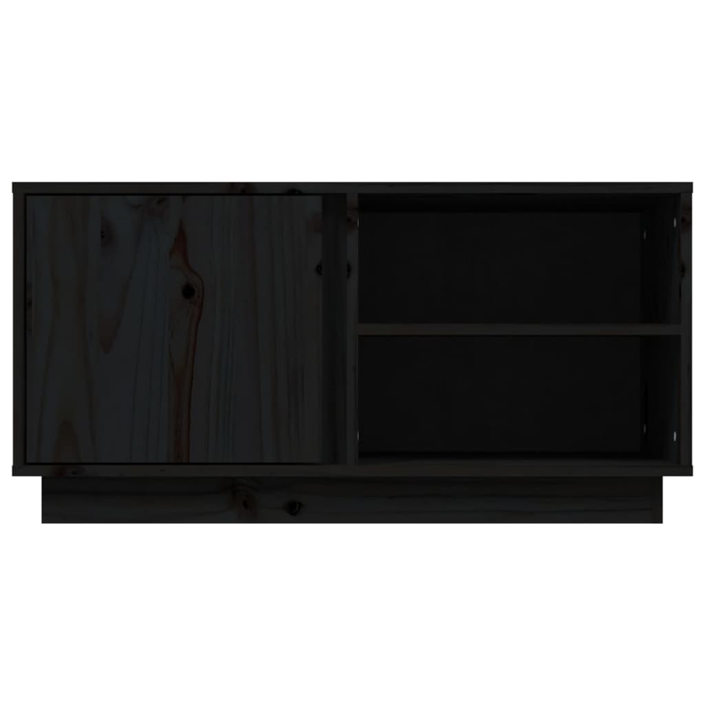 Tv Cabinet 80X35X40.5 Cm Solid Wood Pine