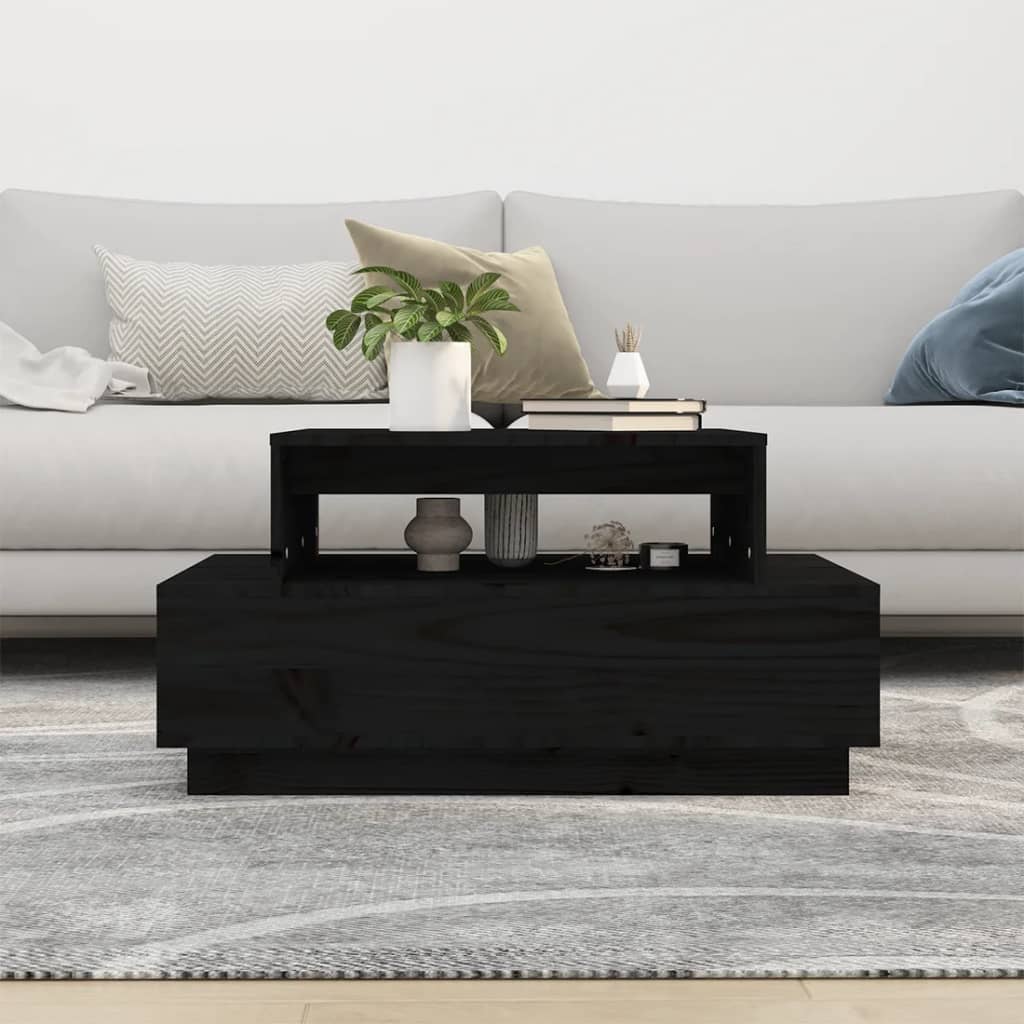 Coffee Table 80X55X40.5 Cm Solid Wood Pine