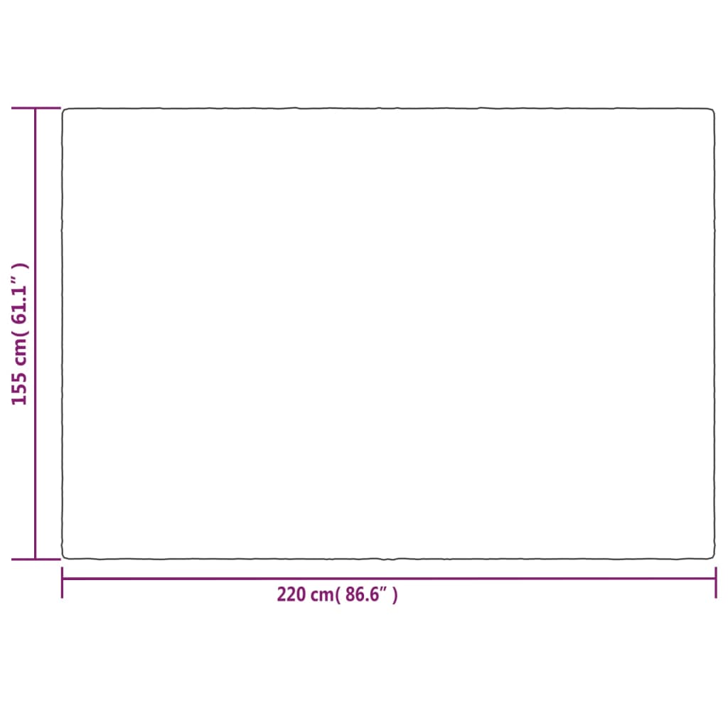 Weighted Blanket With Cover Grey Fabric