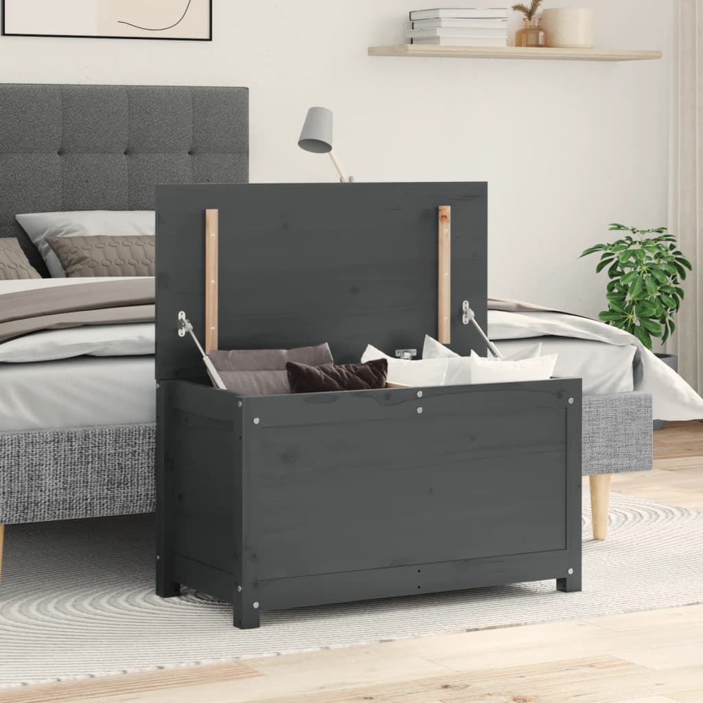 Storage Box Solid Wood Pine