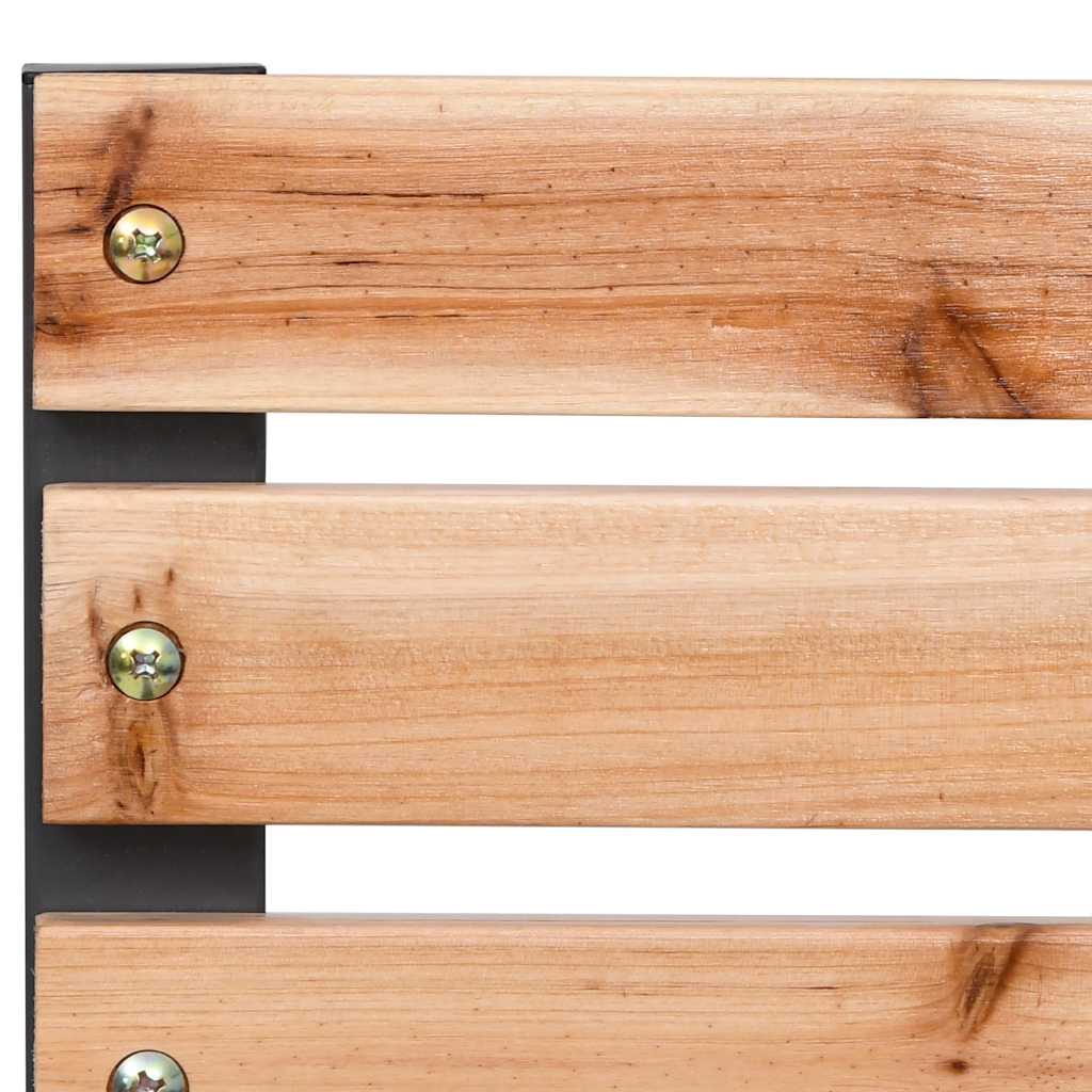 Garden Chairs 2 Pcs Solid Wood Fir