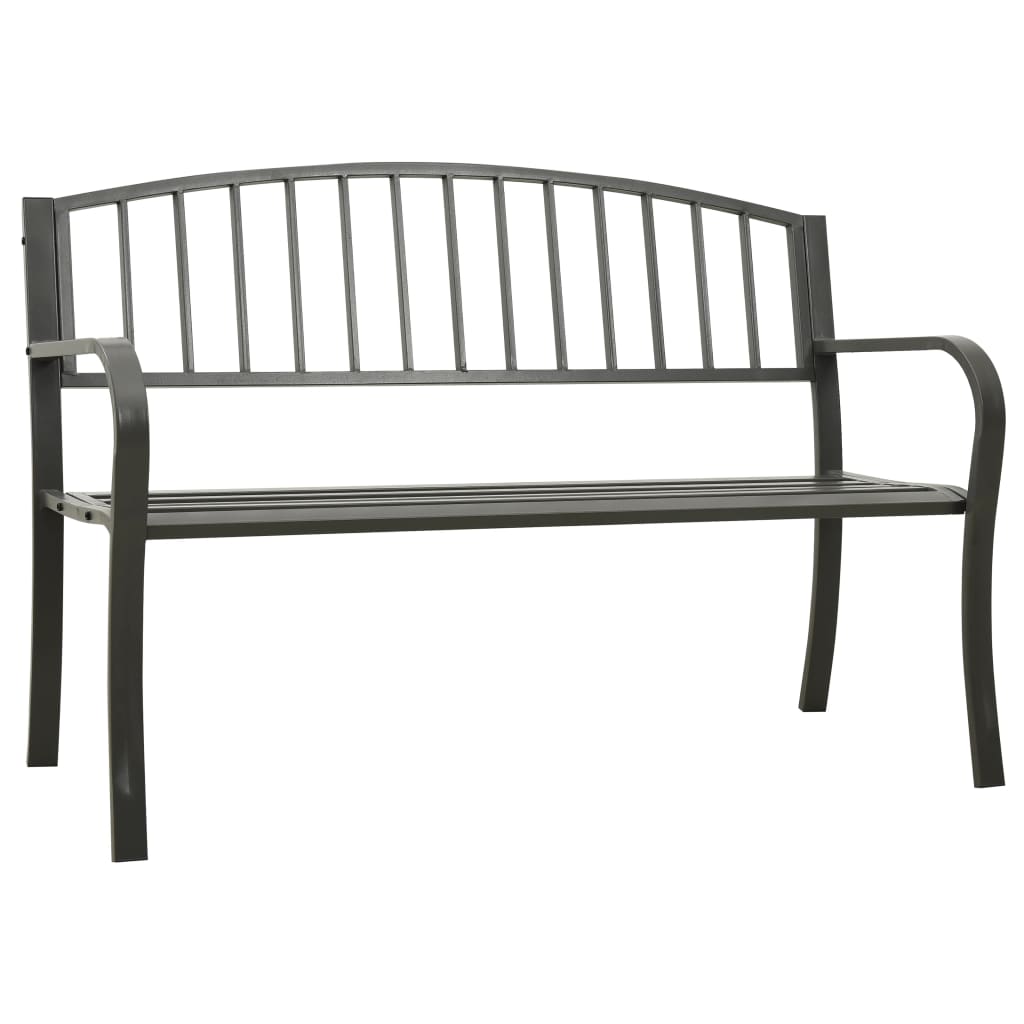 Garden Bench 120 Cm Steel