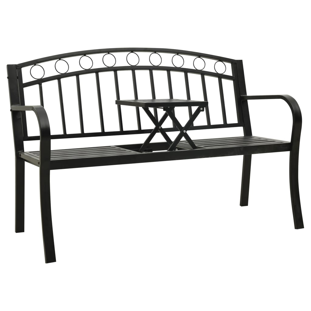 Garden Bench 120 Cm Steel