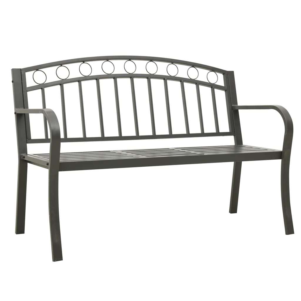 Garden Bench 120 Cm Steel