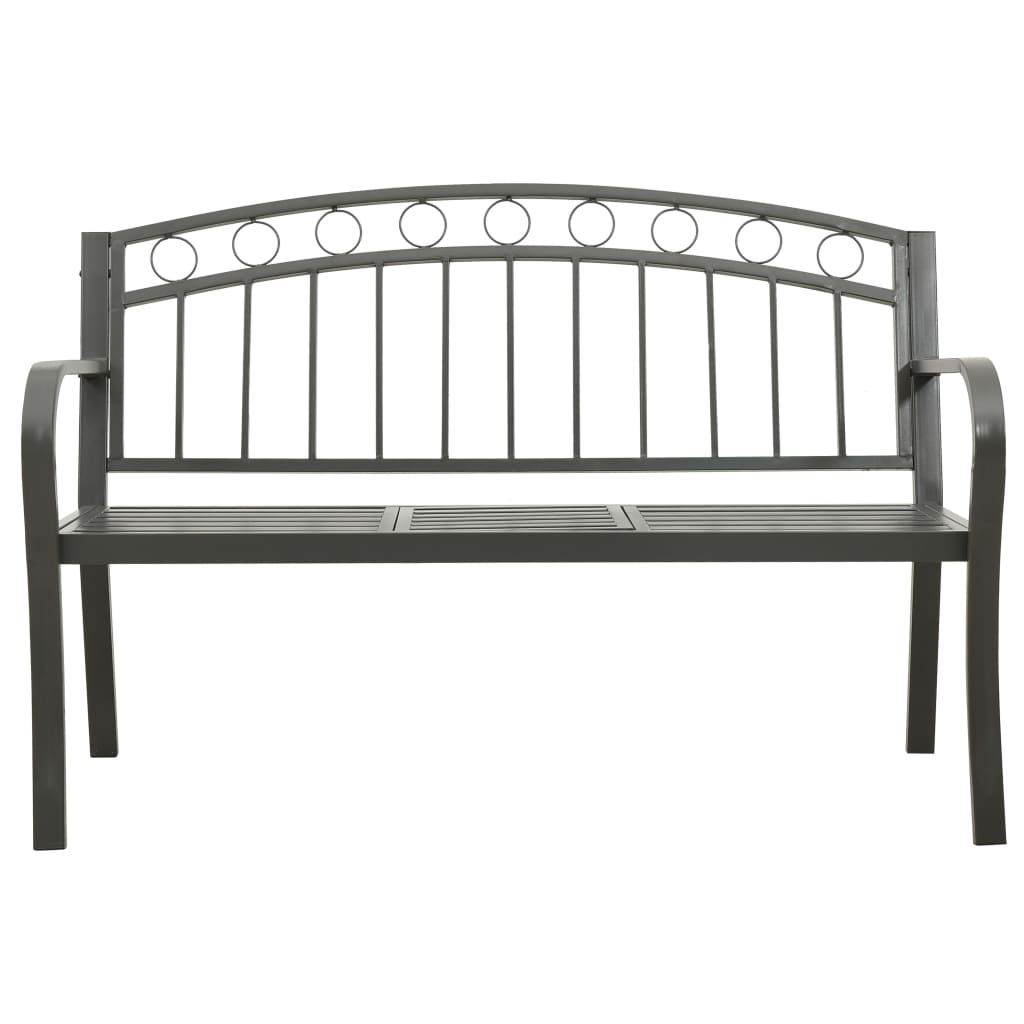 Garden Bench 120 Cm Steel