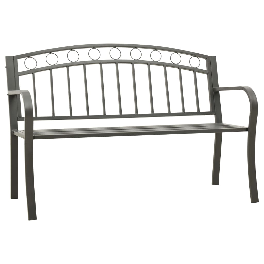 Garden Bench 120 Cm Steel