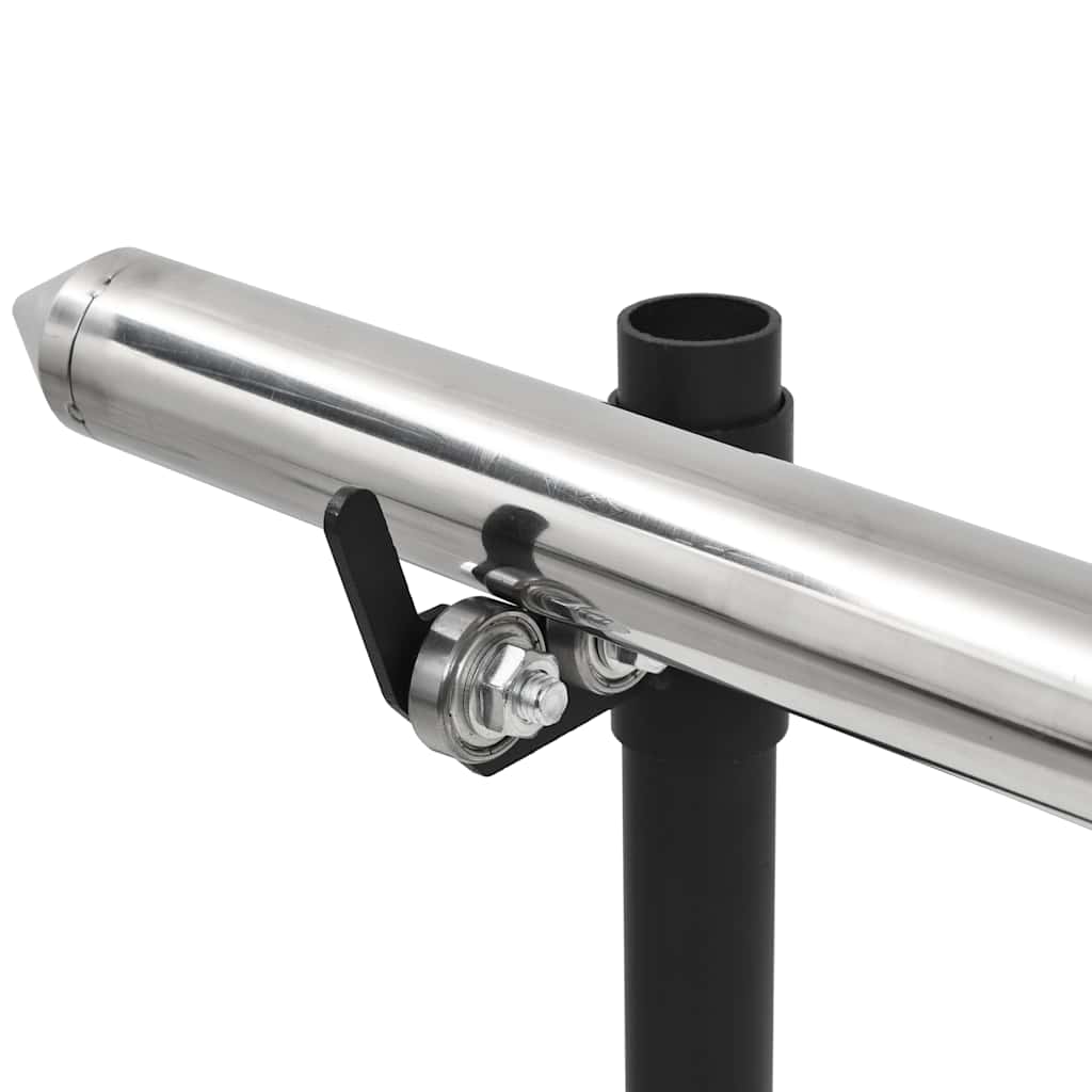 Automatic Barbecue Grill And Tray Set Stainless Steel