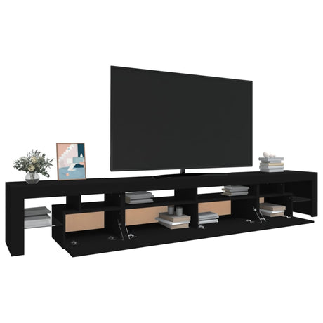 Tv Cabinet With Led Lights 260X36.5X40 Cm