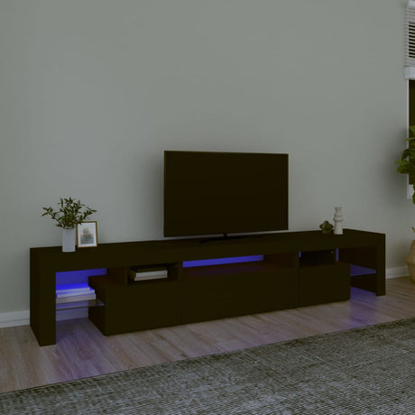 Tv Cabinet With Led Lights 260X36.5X40 Cm