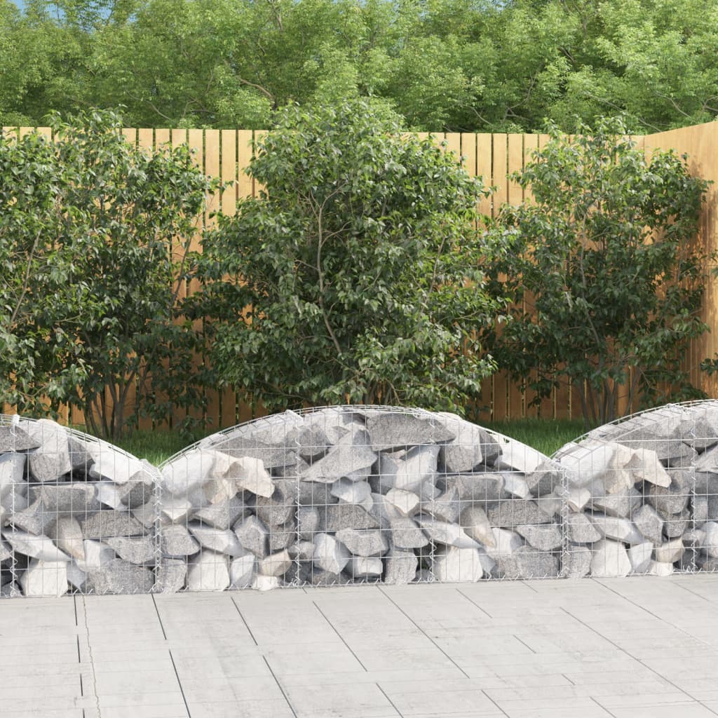 Arched Gabion Basket Galvanised Iron
