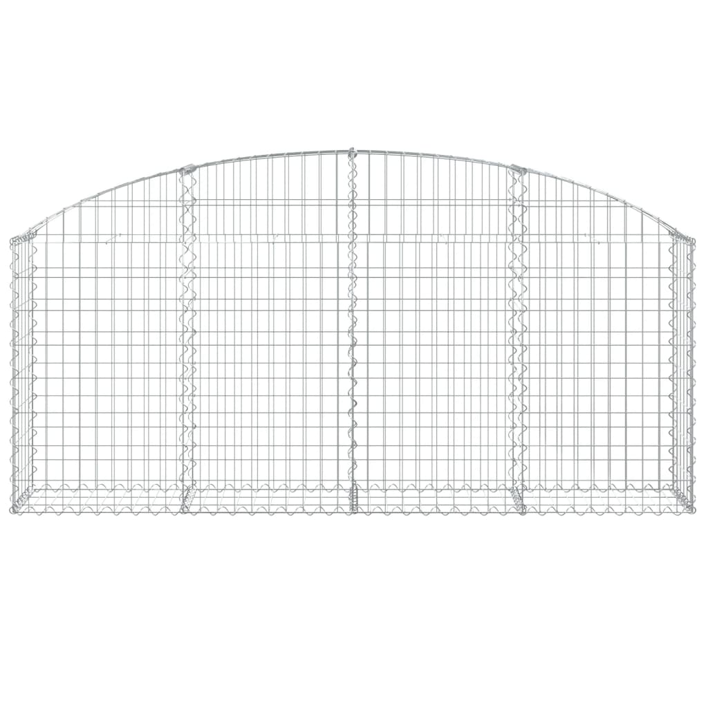 Arched Gabion Basket Galvanised Iron
