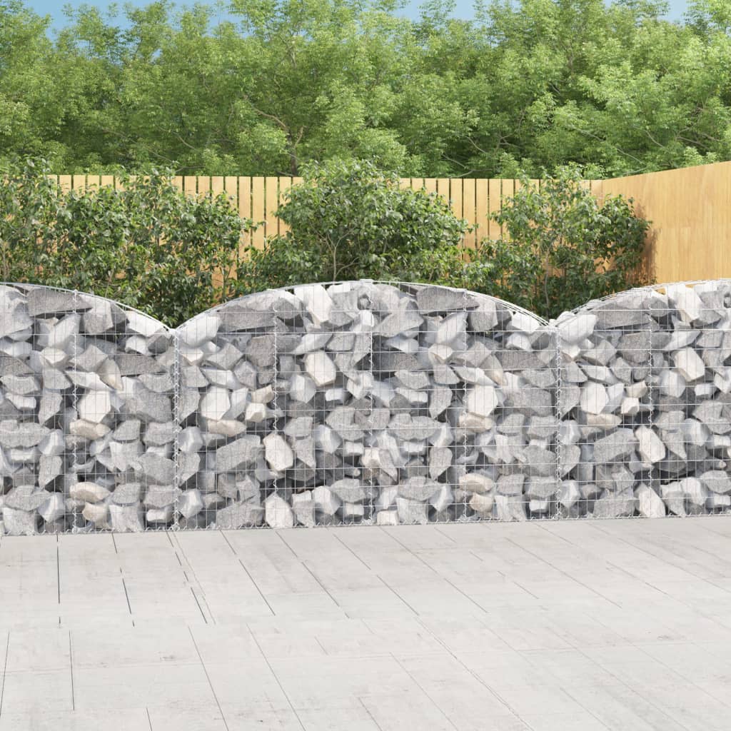 Arched Gabion Basket Galvanised Iron