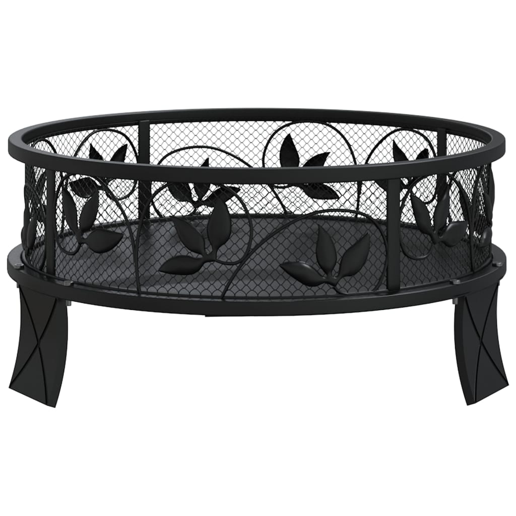 Fire Pit With Poker 50 Cm Xxl Steel