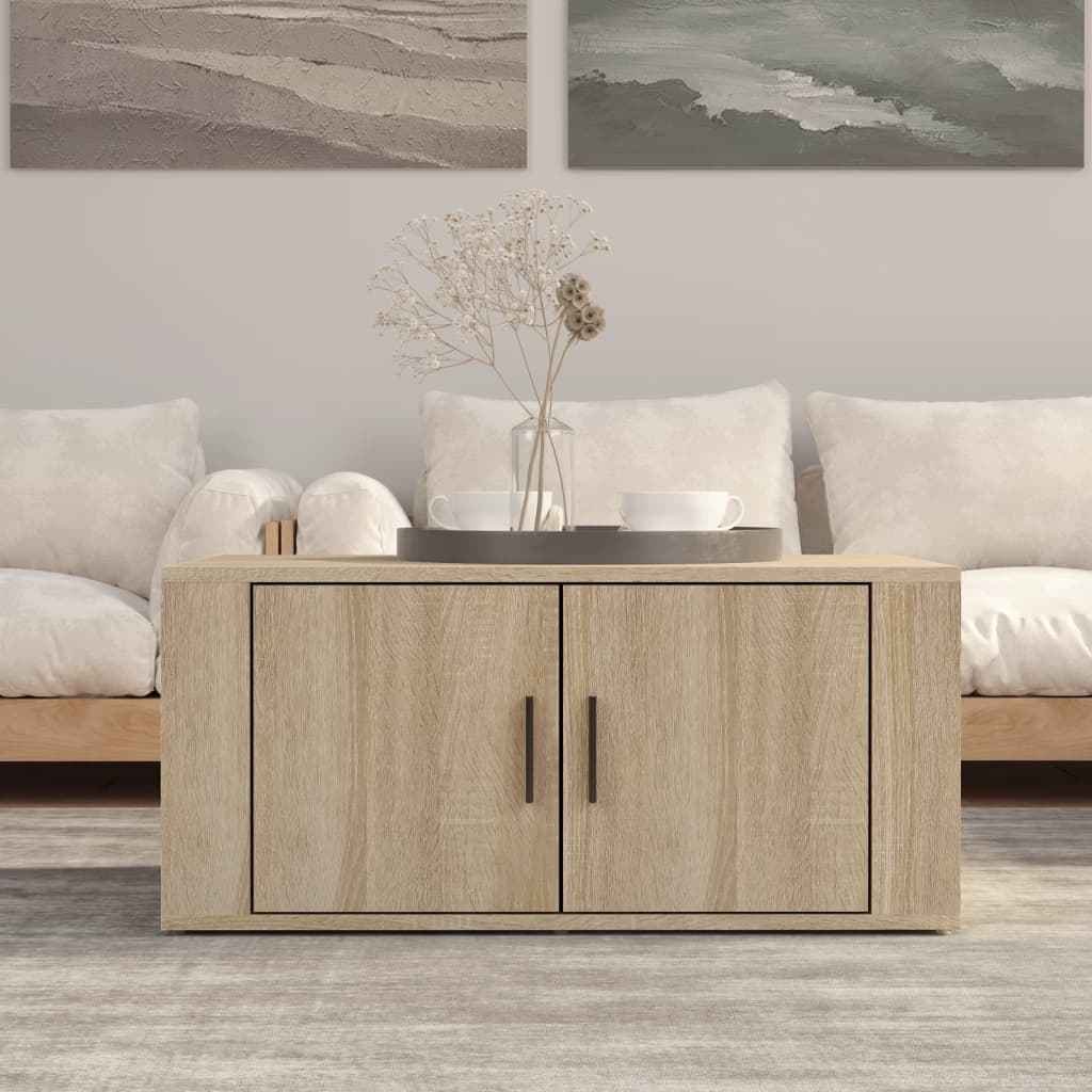 Coffee Table 80X50X36 Cm Engineered Wood