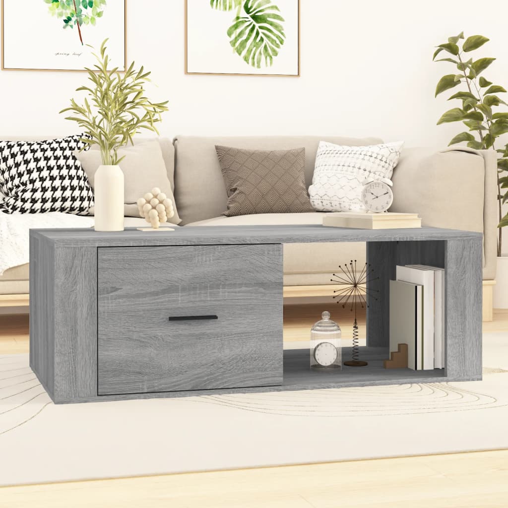 Coffee Table 100X50.5X35 Cm Engineered Wood