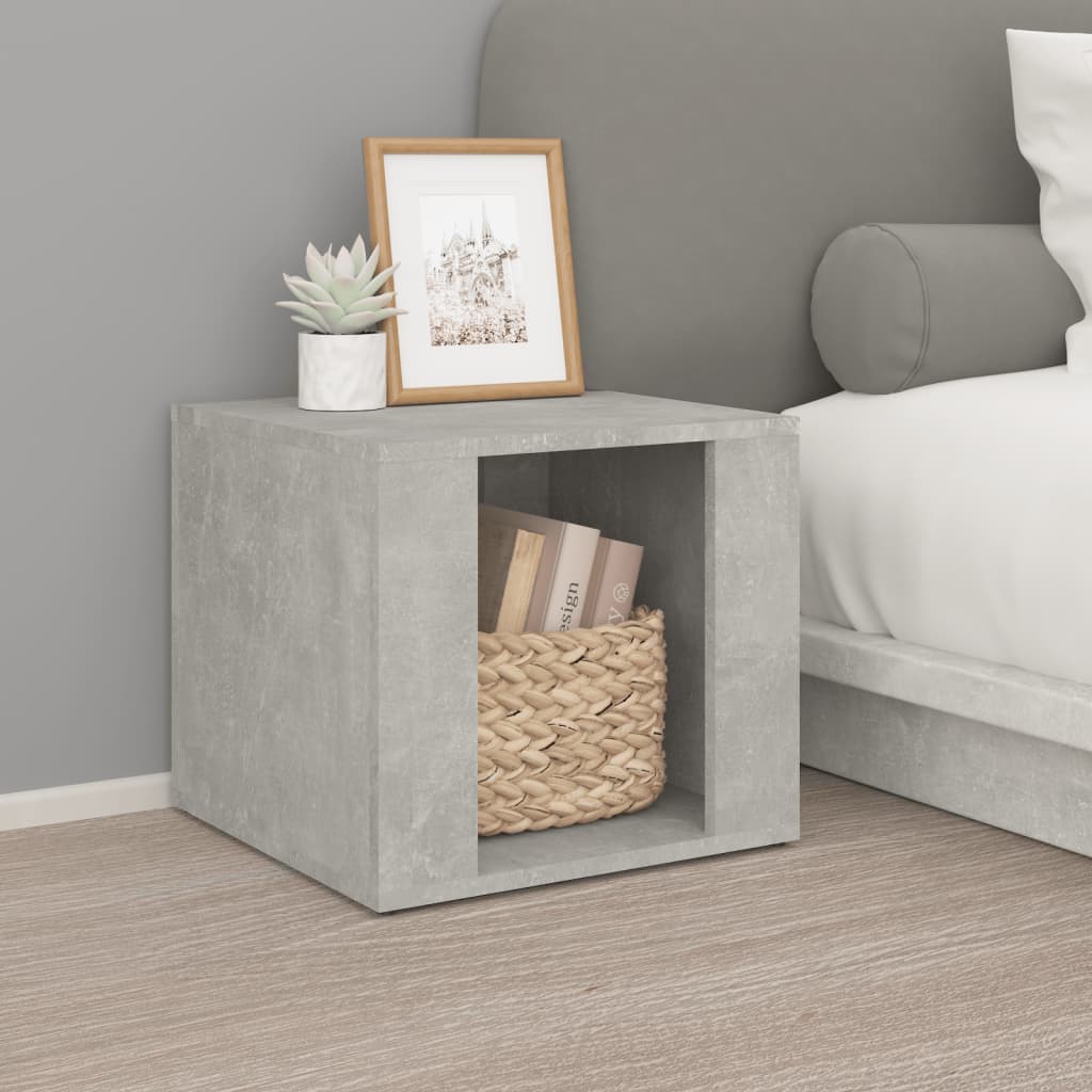 Bedside Table 41X40X36 Cm Engineered Wood