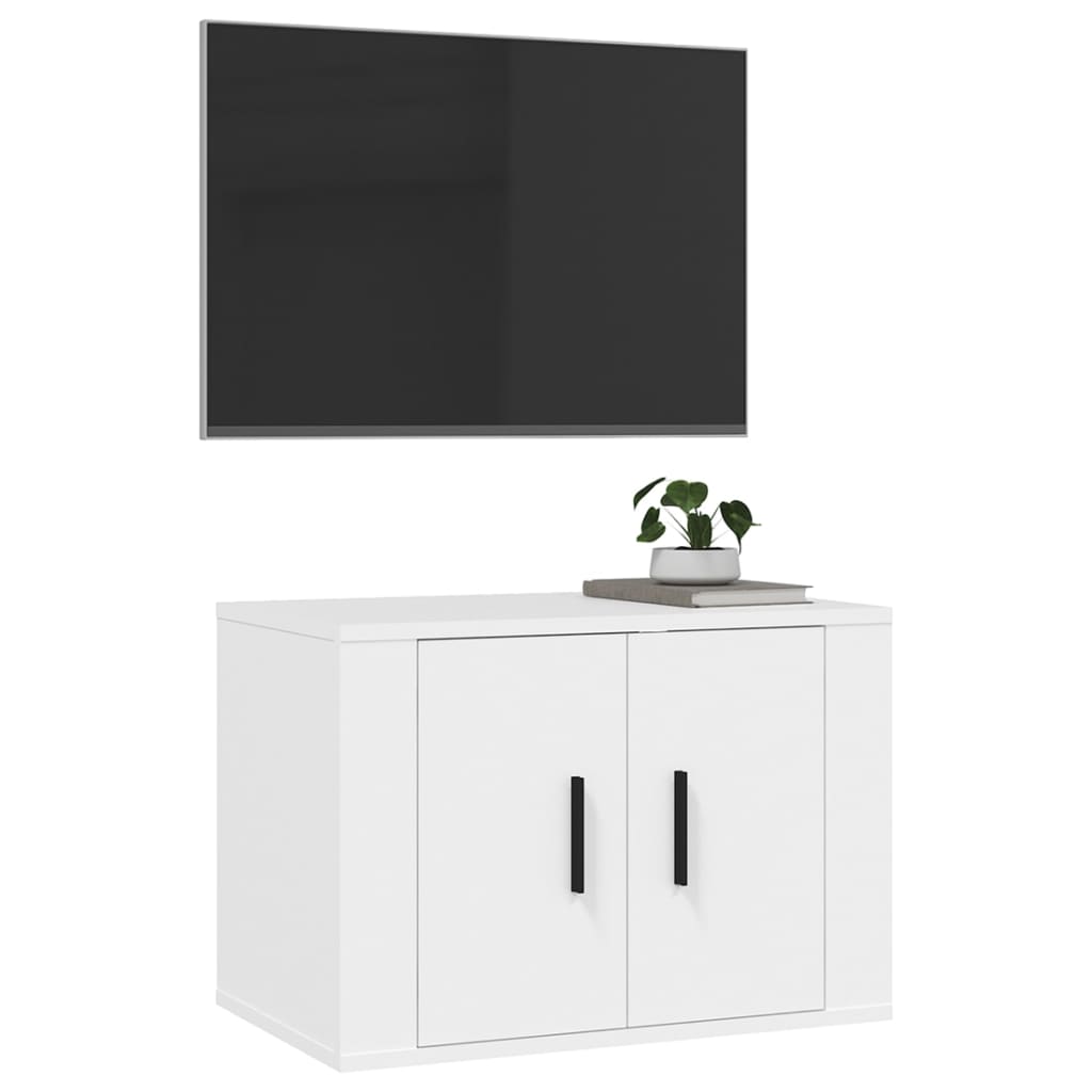 Wall Mounted Tv Cabinet 57X34.5X White