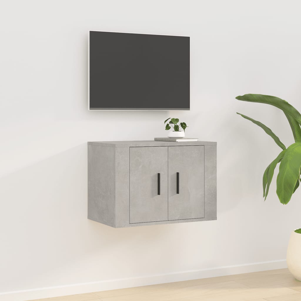 Wall Mounted Tv Cabinets 2 Pcs 40X34.5X Concrete Grey