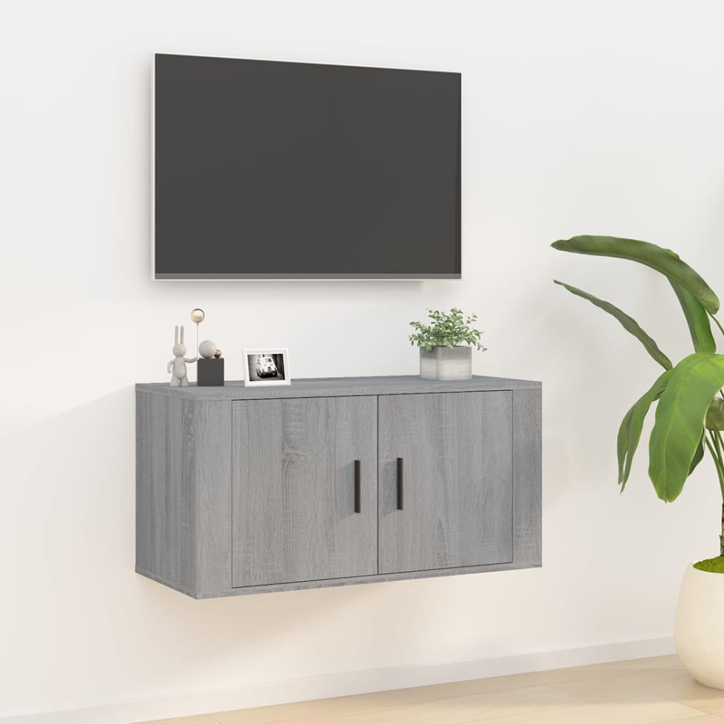 Wall Mounted Tv Cabinet 40X34,5X Grey Sonoma