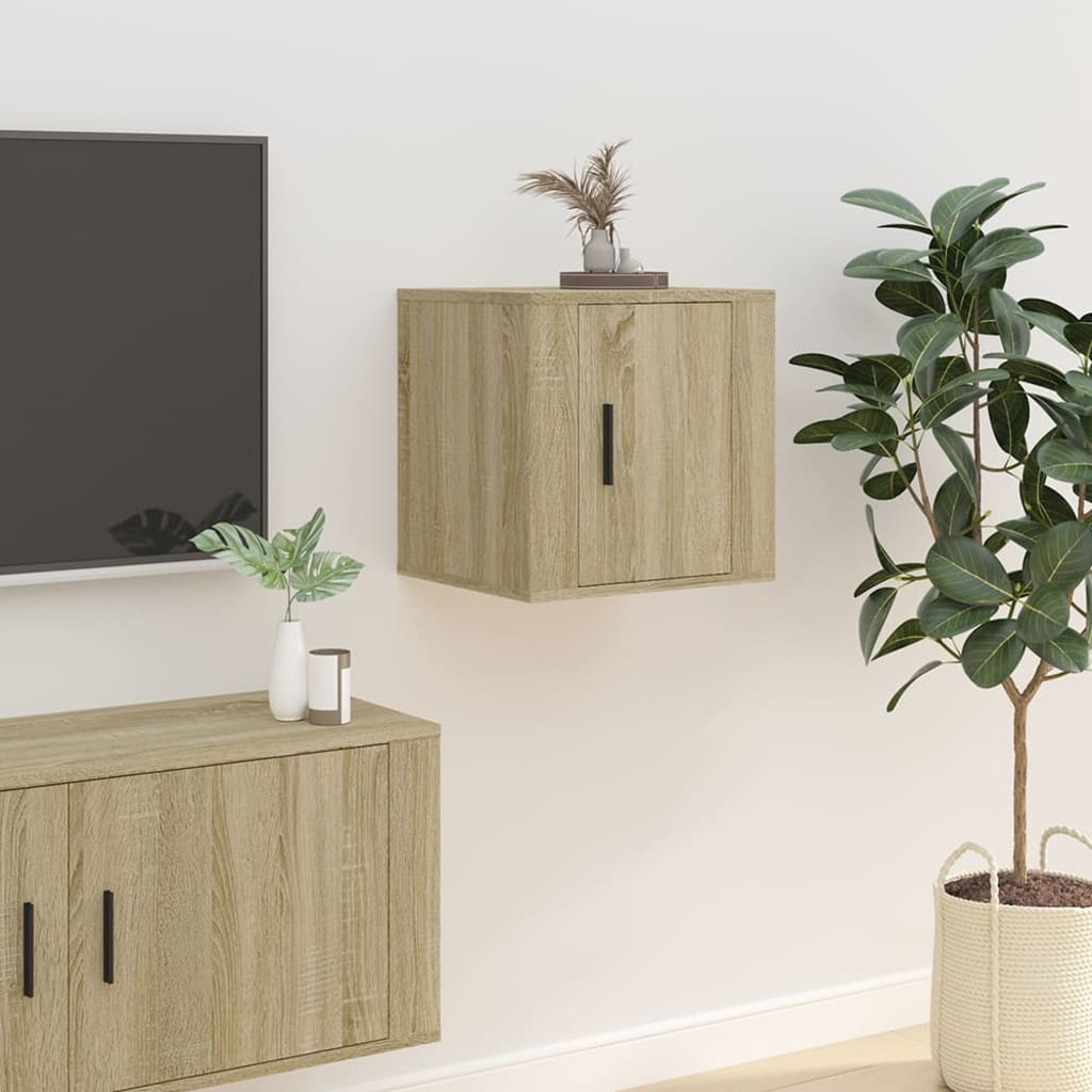 Wall Mounted Tv Cabinet 57X34.5X Sonoma Oak