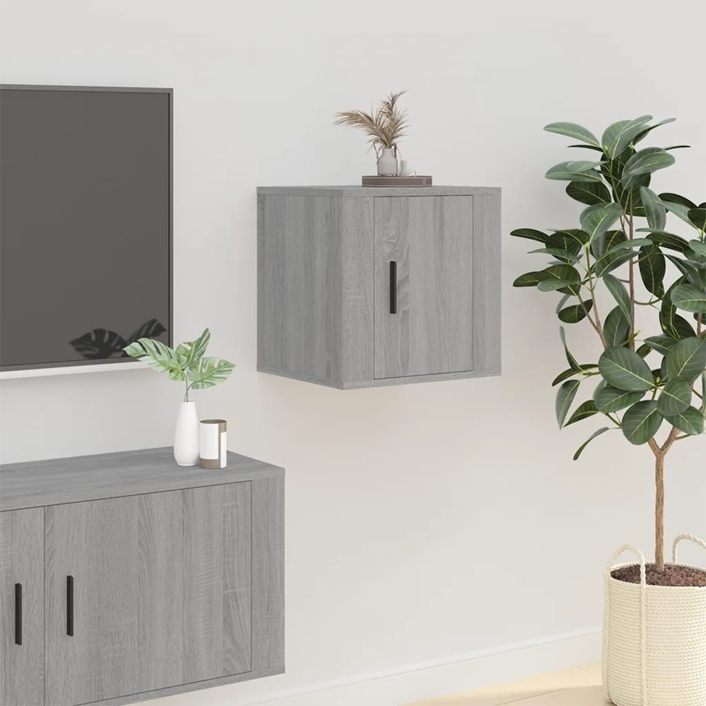 Wall Mounted Tv Cabinet 40X34,5X Grey Sonoma