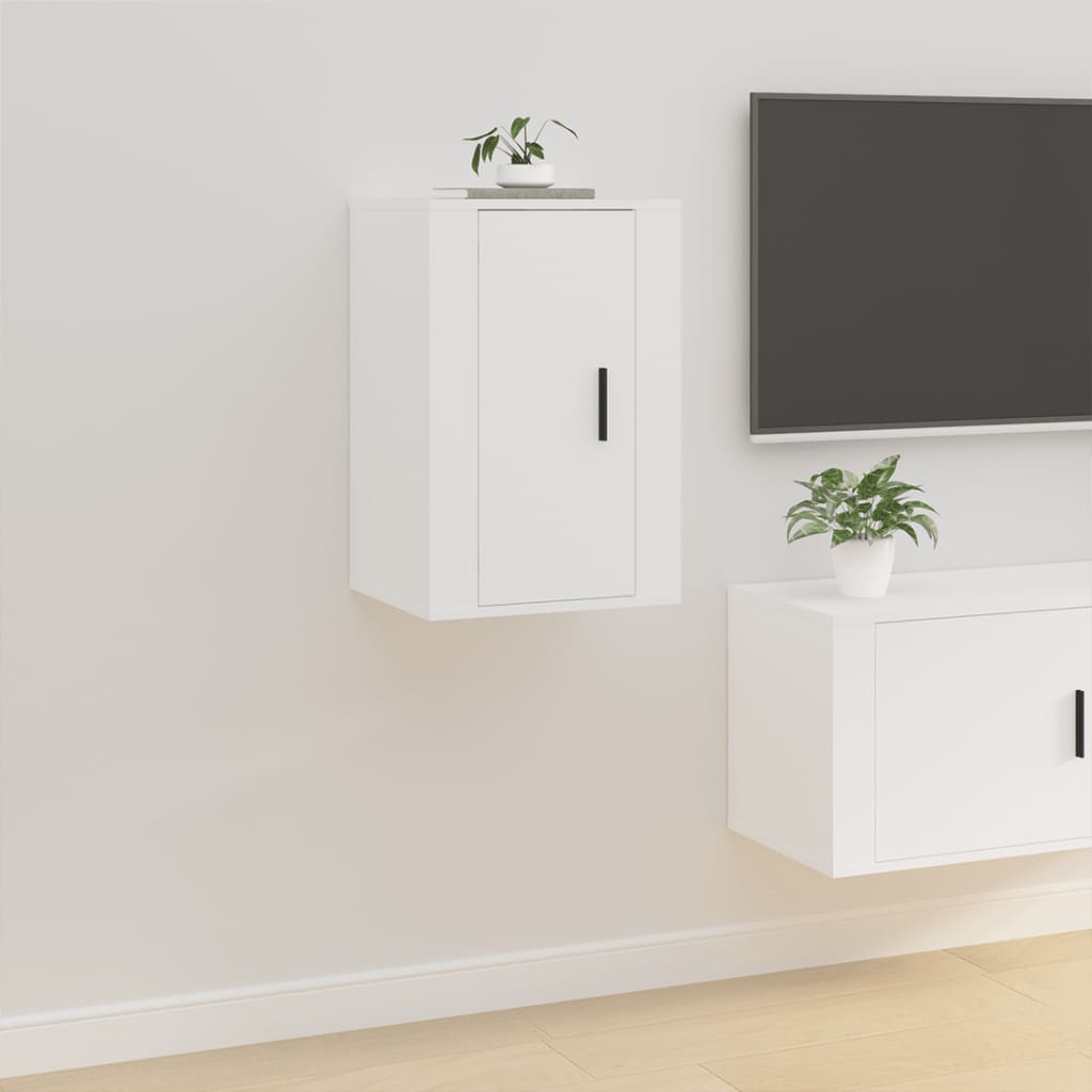 Wall Mounted Tv Cabinet 57X34.5X White