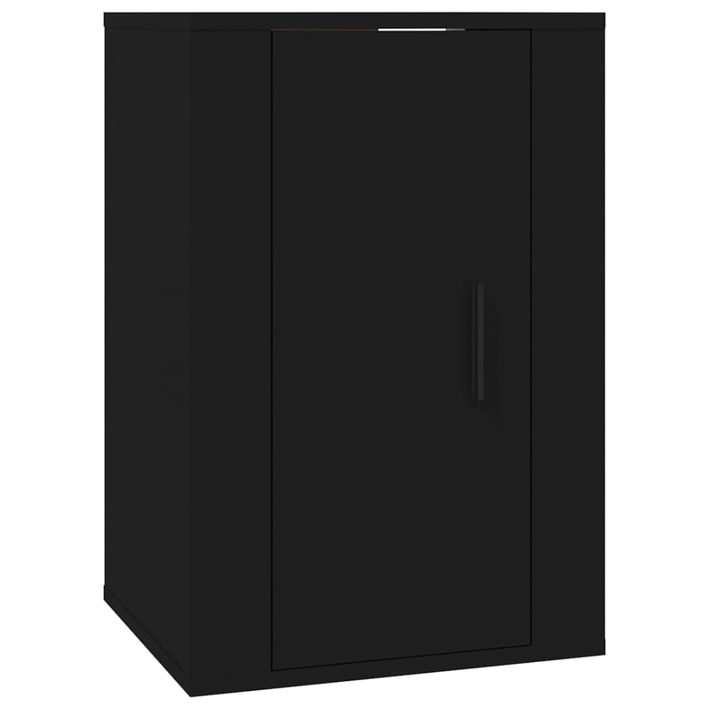 Wall Mounted Tv Cabinets 2 Pcs 40X34.5X Black