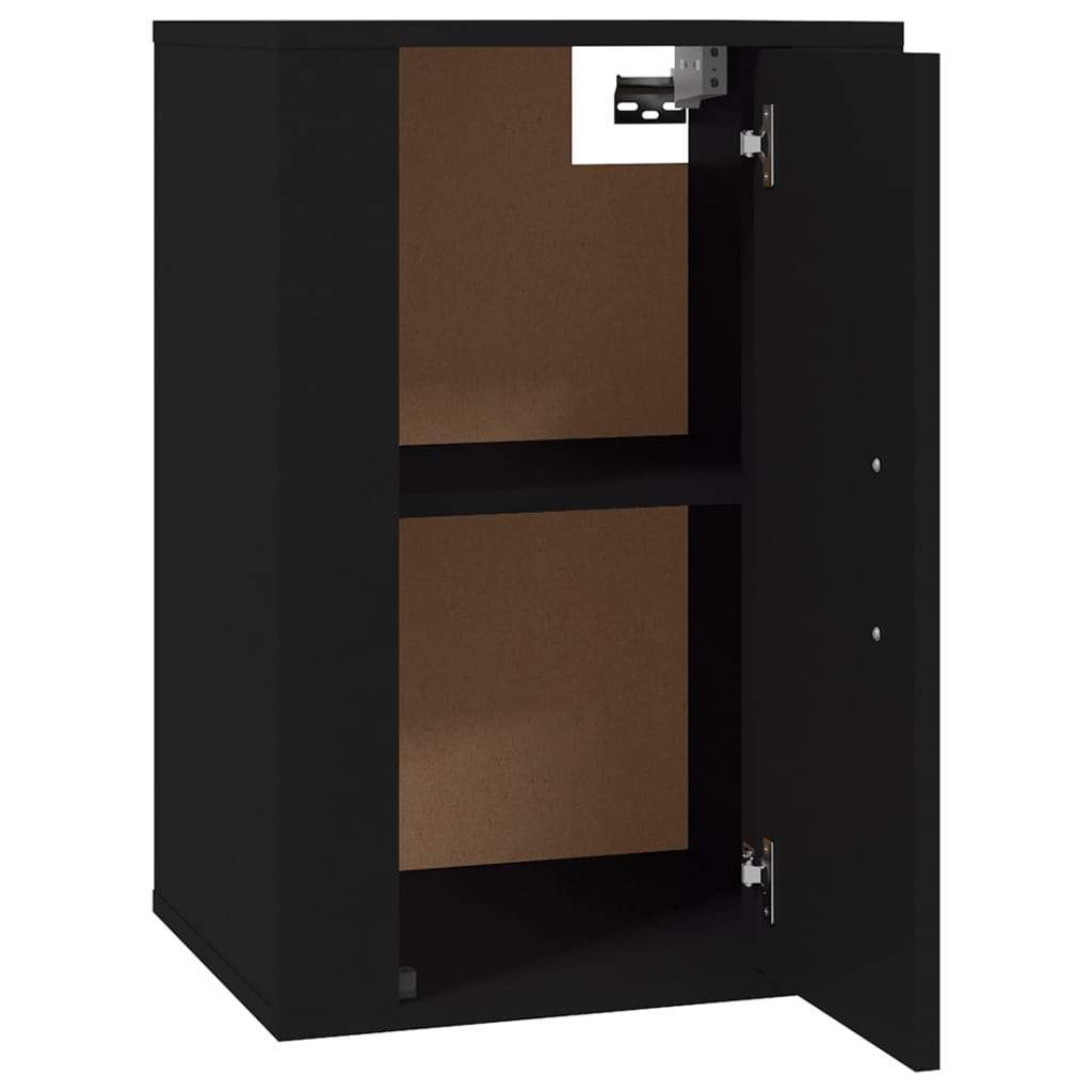 Wall Mounted Tv Cabinets 2 Pcs 40X34.5X Black